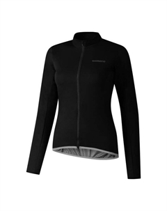 Велосипедная куртка-дождевик женская WINDFLEX, черная Shimano