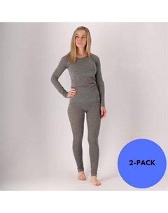 — женская термофутболка — разноцветная серая — 2 предмета — термобельё Xtreme