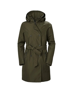 Женский плащ W Welsey II Trench Insulated, военный зеленый Helly hansen
