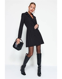 Короткое платье Kleid, черный Trendyol