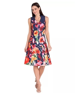 Женское платье без рукавов, облегающее и расклешенное R&m richards