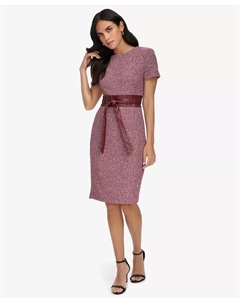 Женское платье-футляр с коротким рукавом Calvin klein