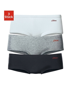 Трусы Hipster, цвет grau, schwarz, weiß S.oliver