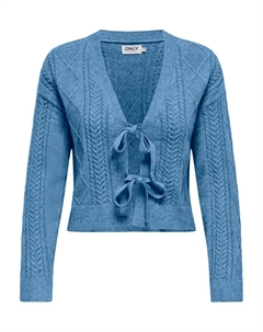 Вязаный кардиган ONLFia, Light blue Only