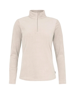 Женский флисовый свитшот Prtgail с застежкой 1/4 на молнии, бренд, белый Protest