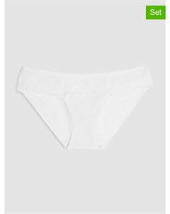 Трусы 2er-Set: Slips, белый Cotonella