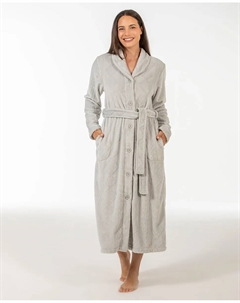 Длинный женский халат, серый Mitjans