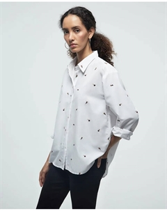 Рубашка с вышитыми цветами Сфера