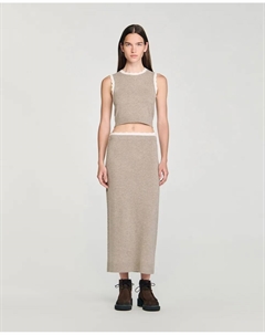 Длинная юбка из двух цветов Sandro