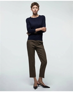 Брюки в клетку, коричневый Сфера