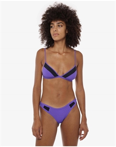 Синтетические женские плавки-брифы фиолетового цвета Jaked