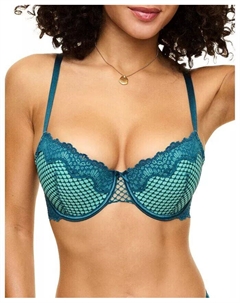 Женский демисезонный бюстгальтер Rubie Push Up, синий Adore me