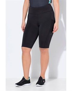 Женские леггинсы-шорты с эластичным поясом и сетчатым карманом из переработанного материала Ulla popken