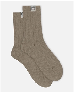 Толстые короткие плюшевые носки, коричневый Dim