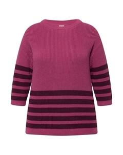 Пуловер, фуксия Ulla popken