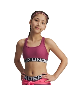 Бюстгальтер G Crossback для девочек, красный Under armour