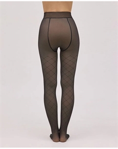 Прозрачные термоколготки 160 ден , черный Ysabel mora