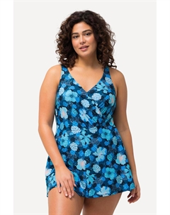 Женский купальник с цветочным принтом, мягкими чашечками и запахом Ulla popken