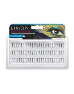 Пучки ресниц индивидуальные черные 8 мм Individual Lashes Limoni (италия/корея)