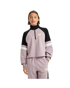 Женская толстовка Essential Energy Boxy с половинной молнией, фиолетовый Roxy