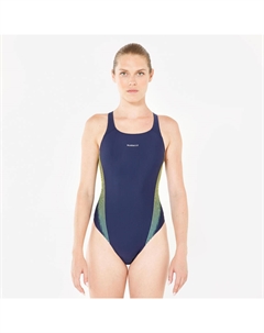 Женский купальник - Kamyleon 500 синий/зеленый Nabaiji