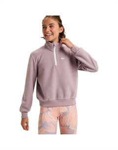 Женская толстовка Waves Of Warmth с половинной молнией, фиолетовый Roxy