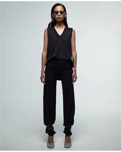 Базовые трикотажные брюки, черный Сфера