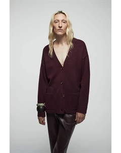 Куртка с карманом на планке, бордовый Сфера