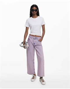 Женские джинсовые кюлоты, сиреневый Desigual
