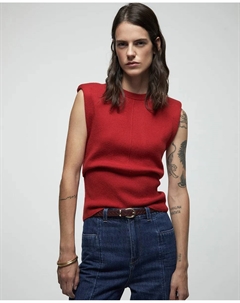 Жилет с квадратным вырезом, красный Сфера