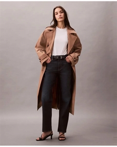 Женские джинсы с высокой талией, синий Calvin klein jeans