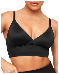 Женский спортивный бюстгальтер Kali с низкой ударной нагрузкой, черный Adore me