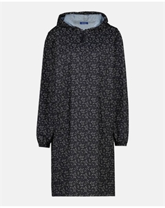Дождевик с рисунком веточек, черный Jo & mr. joe