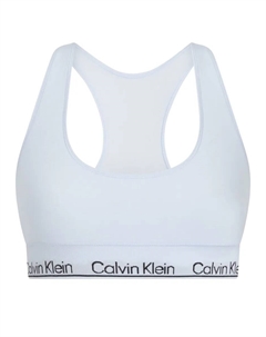 Бюстгальтер без косточек Underwear "RACERBACK BRALETTE" с надписью логотипа CK, голубой Calvin klein