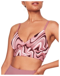 Женский спортивный бюстгальтер Kali с низкой ударной нагрузкой, розовый Adore me