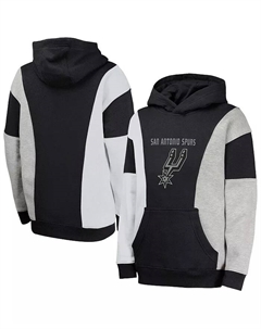 Черный худи с капюшоном Big Boys and Girls San Antonio Spurs Ace In the Hole Outerstuff