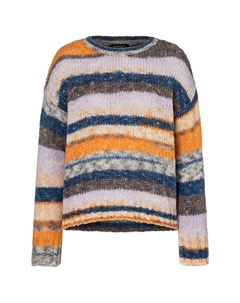 Свитер, цвет Flieder/Orange/Dunkelblau More&more