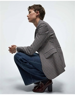 Клетчатая куртка, бордовый Сфера