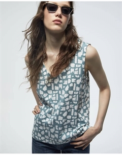 Майка без рукавов, зеленый Сфера