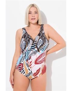 Женский купальник Safari с мягкими чашками, вырезом в форме сердца, переработанный Ulla popken