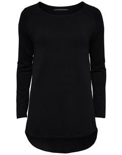 Свитер Langer Feinstrick Stretch Sweater ONLMILA, черный Only
