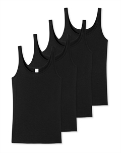 Топ Spaghetti Modal Essentials, черный Schiesser