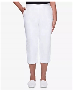 Женские повседневные джинсовые капри Missy Classics, белый Alfred dunner