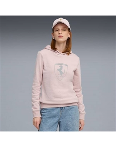 Женская флисовая толстовка с капюшоном для автоспорта Scuderia Ferrari, розовый Puma
