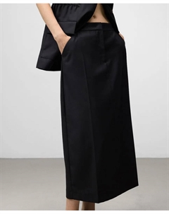 Юбка-карандаш с портновским кроем, черный Adolfo dominguez