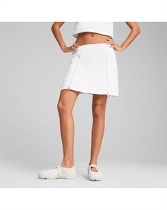 Женская юбка из ткани на молнии Dare To, белый Puma