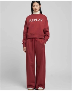 Женские спортивные брюки с карманами, красный Replay
