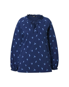 Лонгслив, Light blue/Dark blue Ulla popken