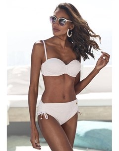 Женский бикини-топ бандо на косточках Lascana