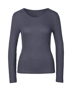 Рубашка с длинным рукавом, темно-синий Lascana